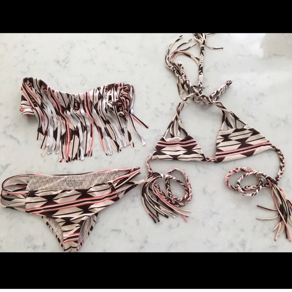 acacia swimwear Other - 3pc Acacia swimwear set in native XS - $50/piece